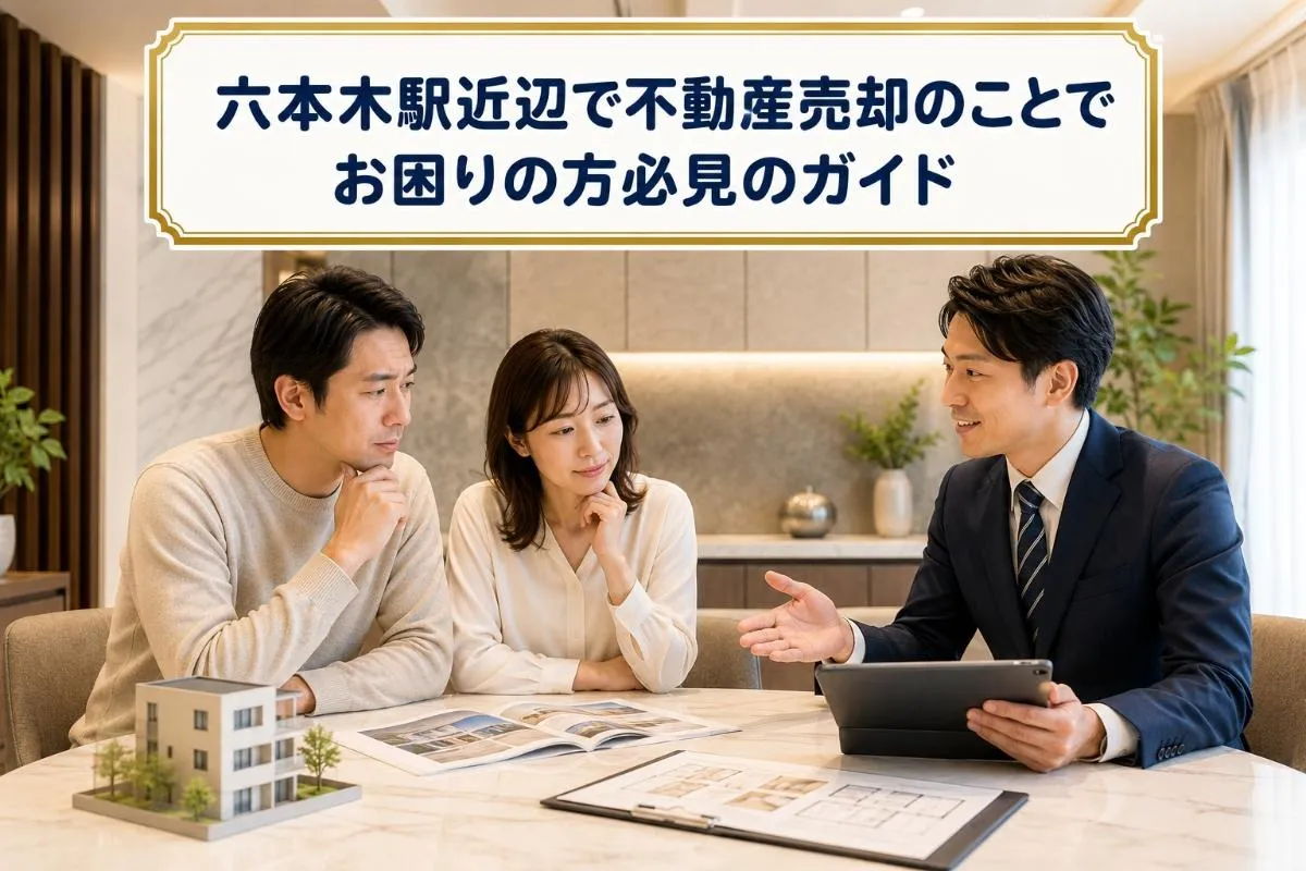 六本木駅近辺で不動産売却のことでお困りの方必見のガイド