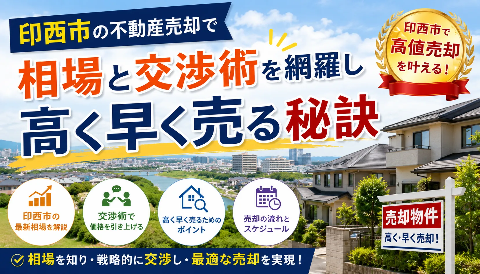 印西市の不動産売却で相場と交渉術を網羅し高く早く売る秘訣