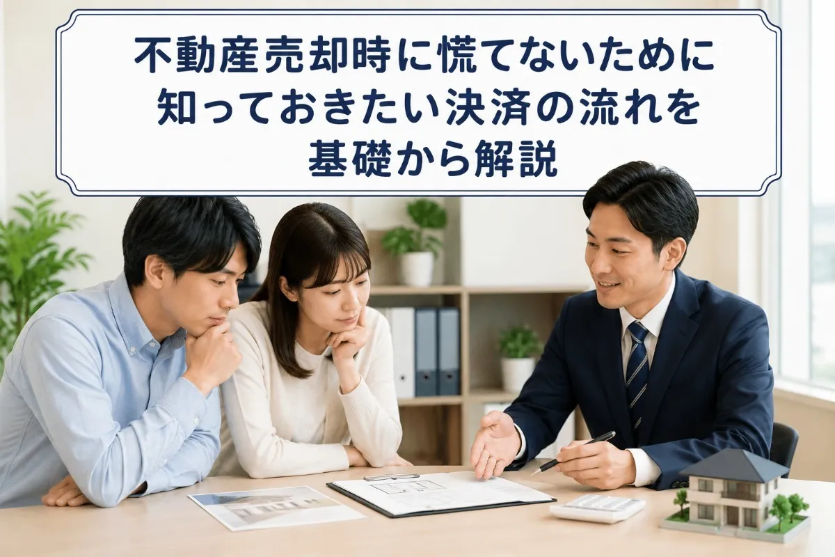 不動産売却時に慌てないために知っておきたい決済の流れを基礎から解説