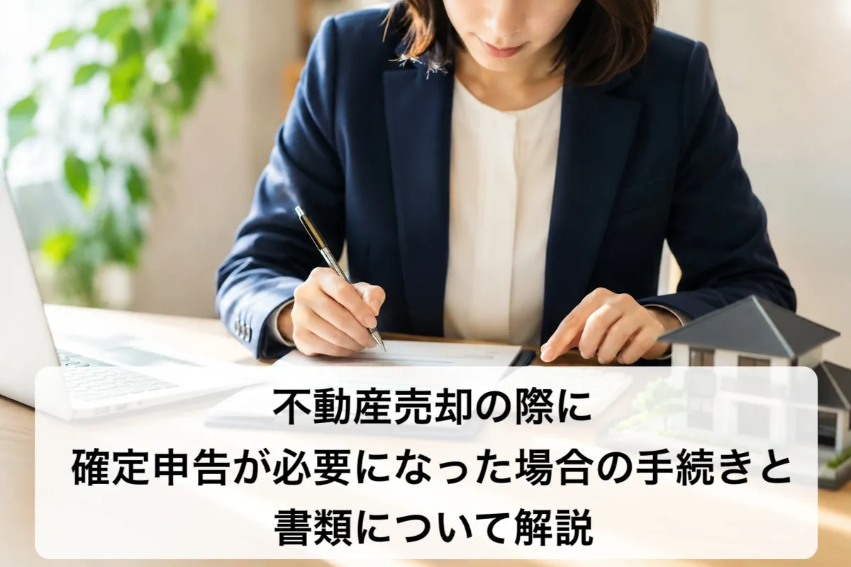不動産売却の際に確定申告が必要になった場合の手続きと書類について解説