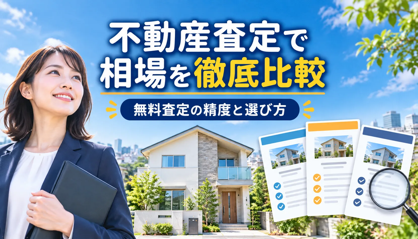 不動産査定で相場を徹底比較!無料で精度と選び方が分かり売却を有利に