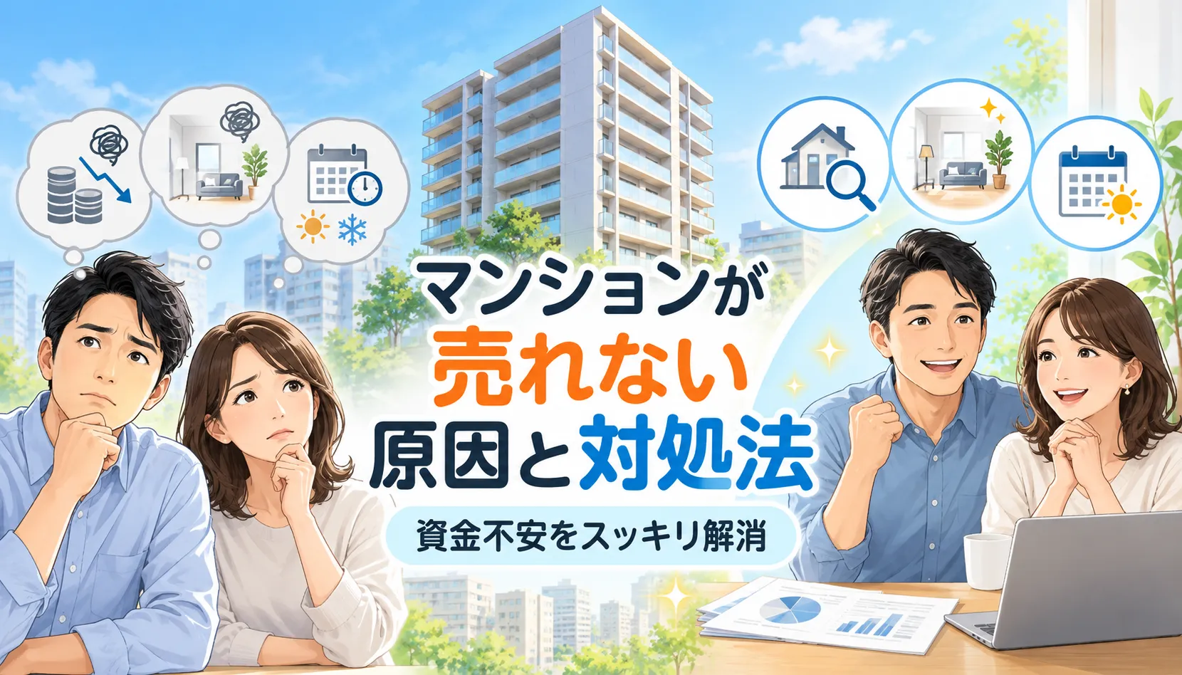 住み替えマンションが売れない時の原因と対処法で資金不安を今すぐスッキリ解消