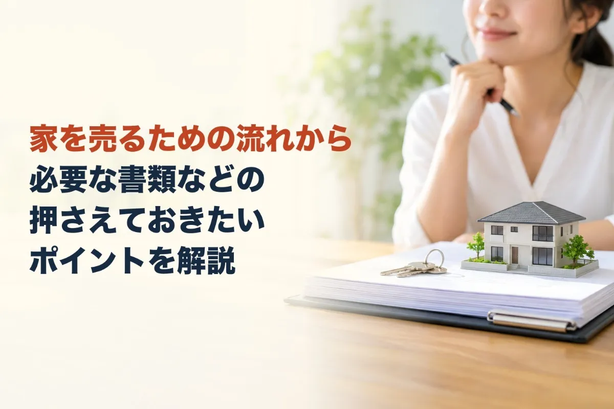 家を売るための流れから必要な書類などの押さえておきたいポイントを解説