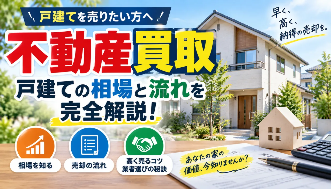 不動産買取戸建ての相場と流れを完全解説!早く高く売るコツや業者選びの秘訣