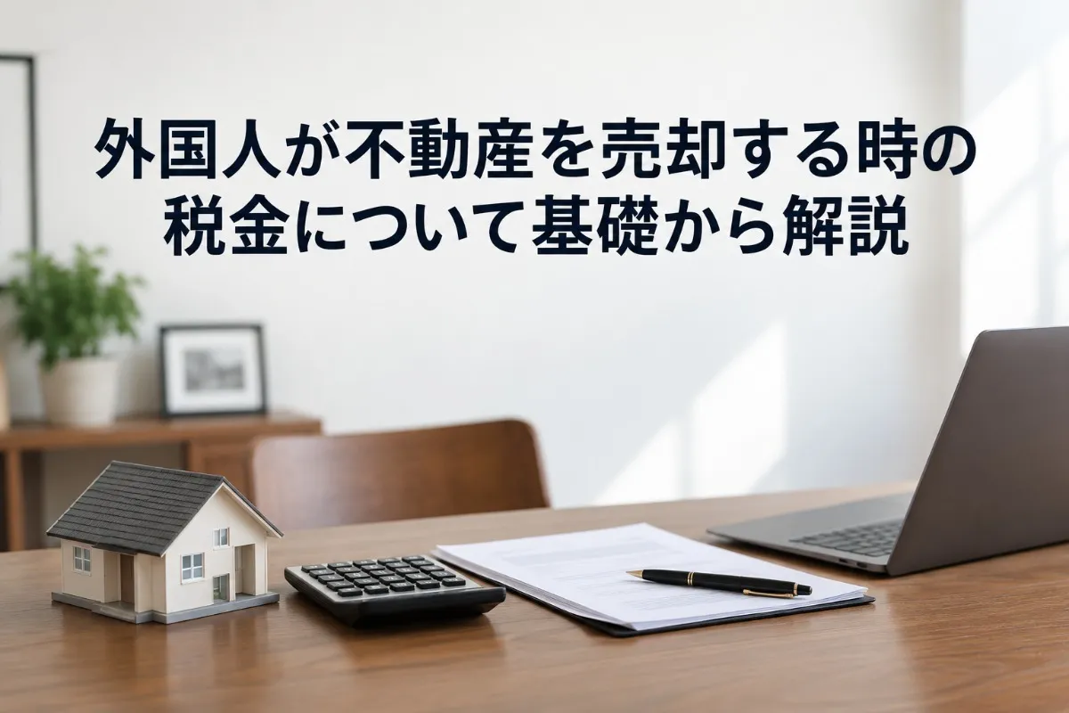 外国人が不動産を売却する時の税金について基礎から解説
