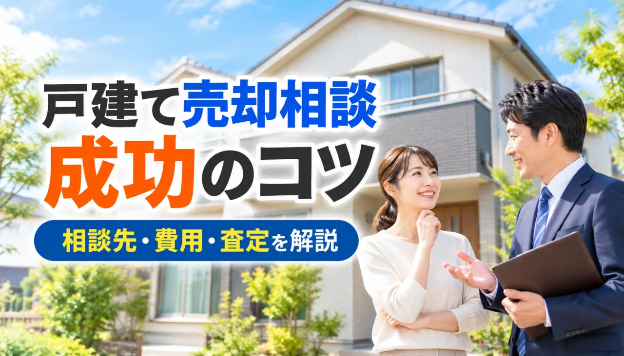 戸建ての売却相談で迷わず成功へ!相談先や費用・査定のコツをまるごと解説