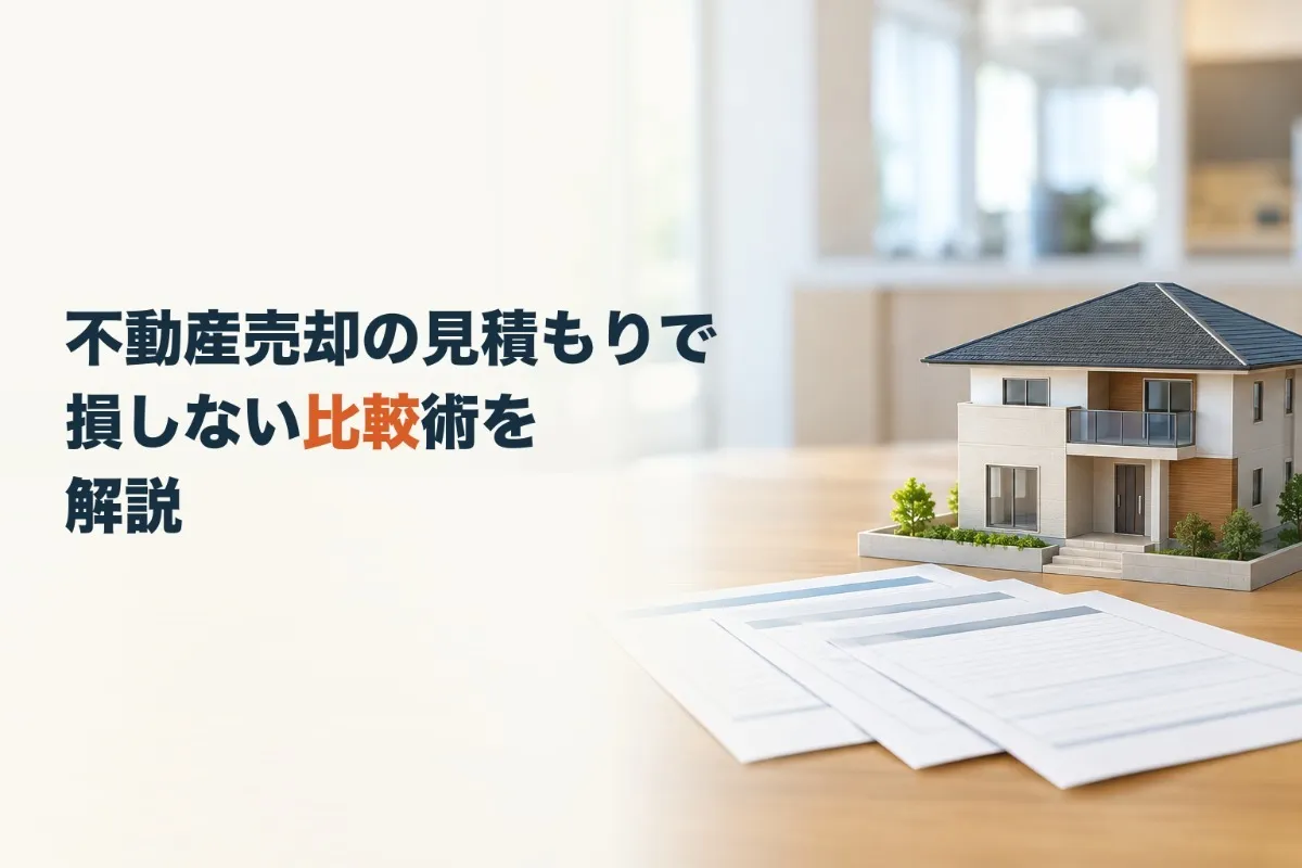 不動産売却の見積もりで損しない比較術を解説