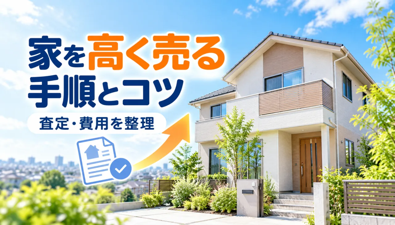 家を売りたいなら今読む!手順と査定と費用を整理して高く売るコツ