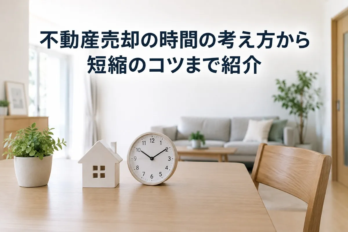 不動産売却の時間の考え方から短縮のコツまで紹介
