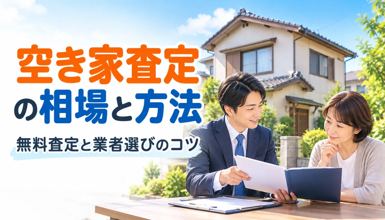 空き家査定の相場や方法を完全理解！無料でできる範囲と業者選びで損しないコツ