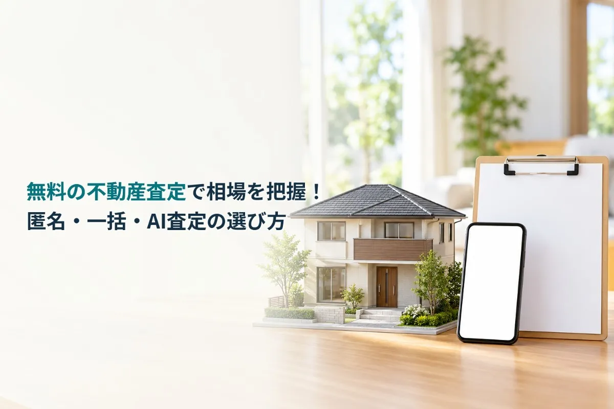 無料の不動産査定で相場を把握!匿名・一括・AI査定の選び方