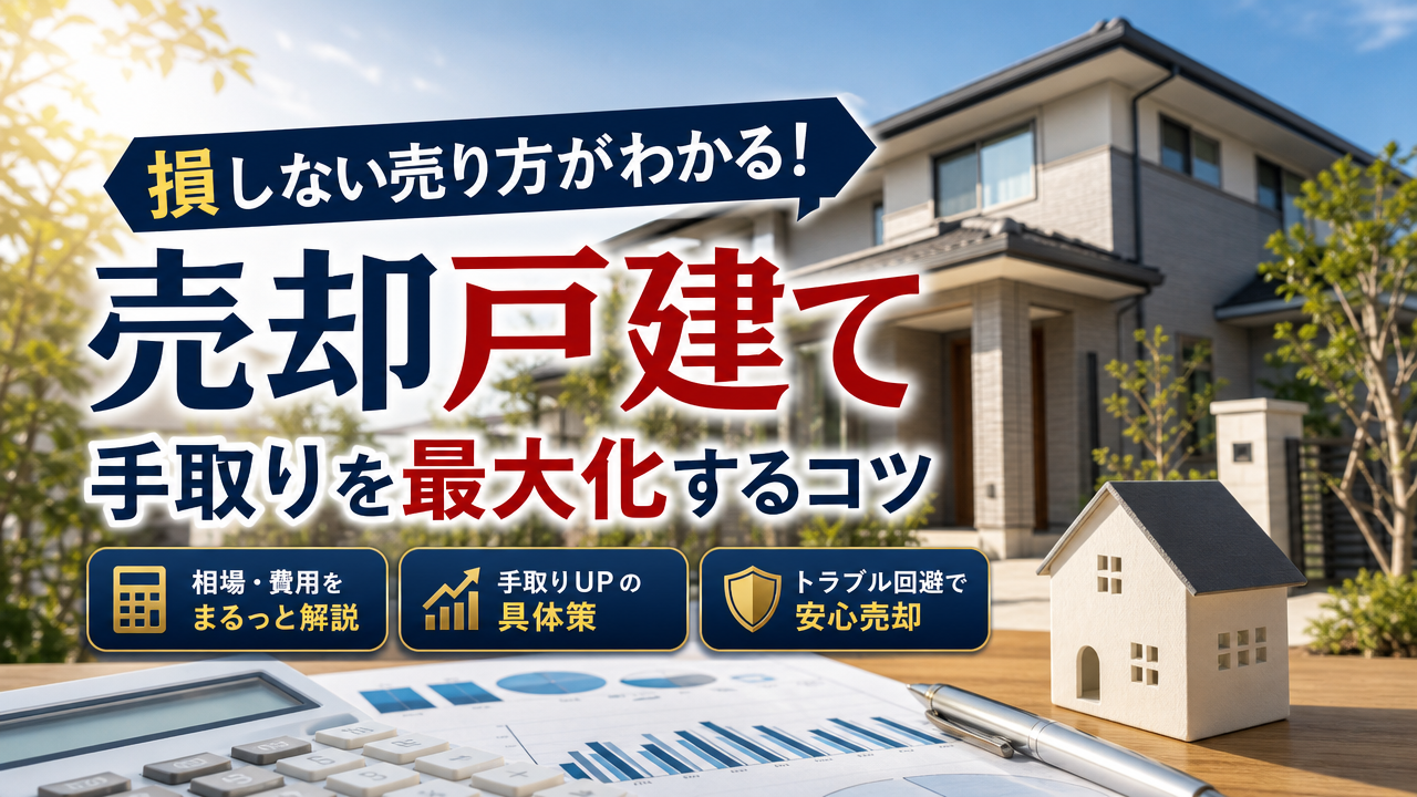 売却と戸建ての完全ガイド 相場や流れや費用で手取りを最大化するコツ