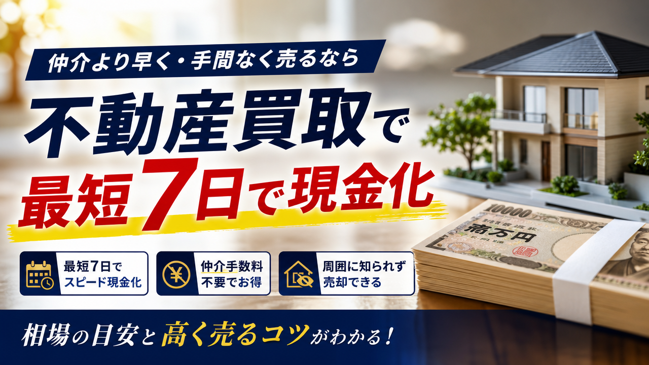 買取不動産の基礎や相場を徹底解説!仲介との違いと早期現金化の秘訣